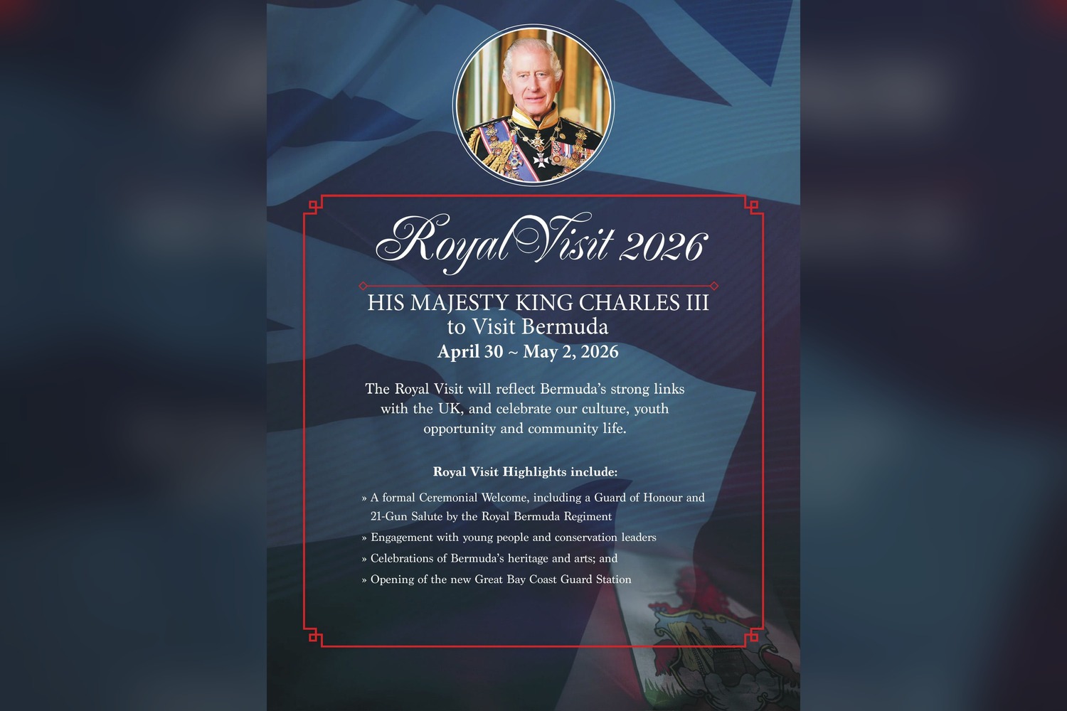 Royal Visit 2026: His Majesty King Charles III to Visit Bermuda