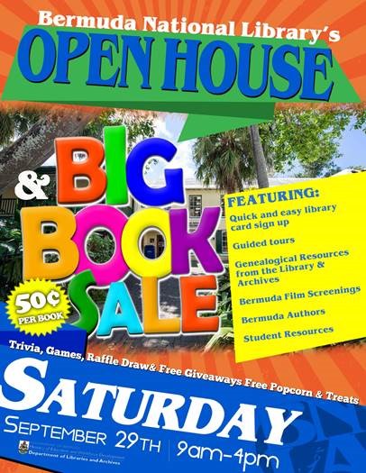 Bermuda National Library (BNL) Open House and BIG Book Sale