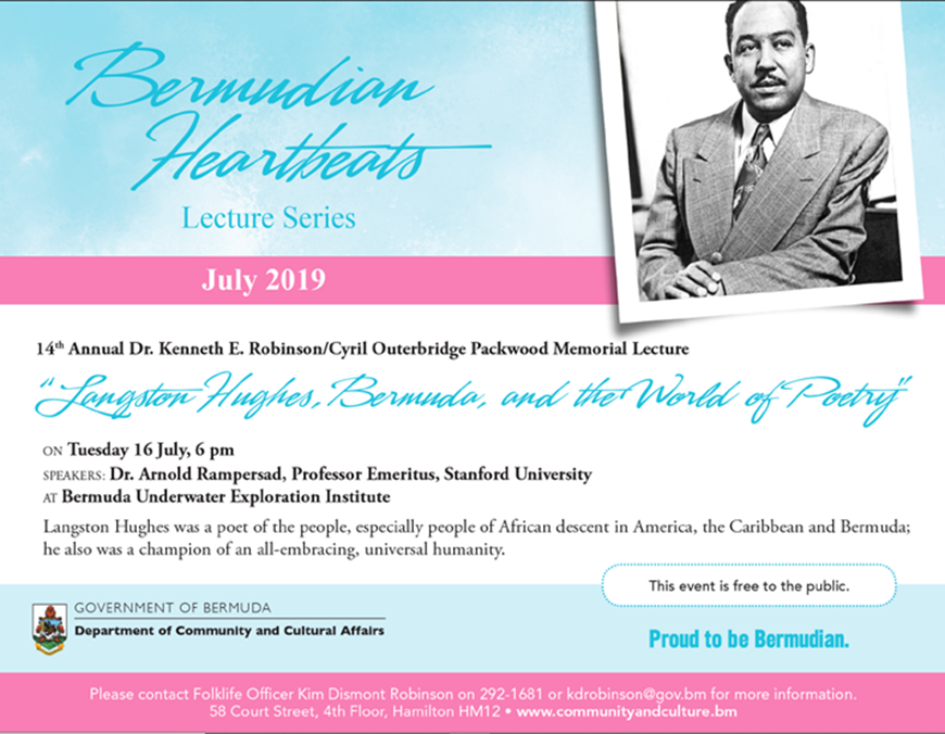 Bermudian Heartbeats –14th Annual Dr. Kenneth E. Robinson/Cyril Outerbridge Packwood Memorial Lecture