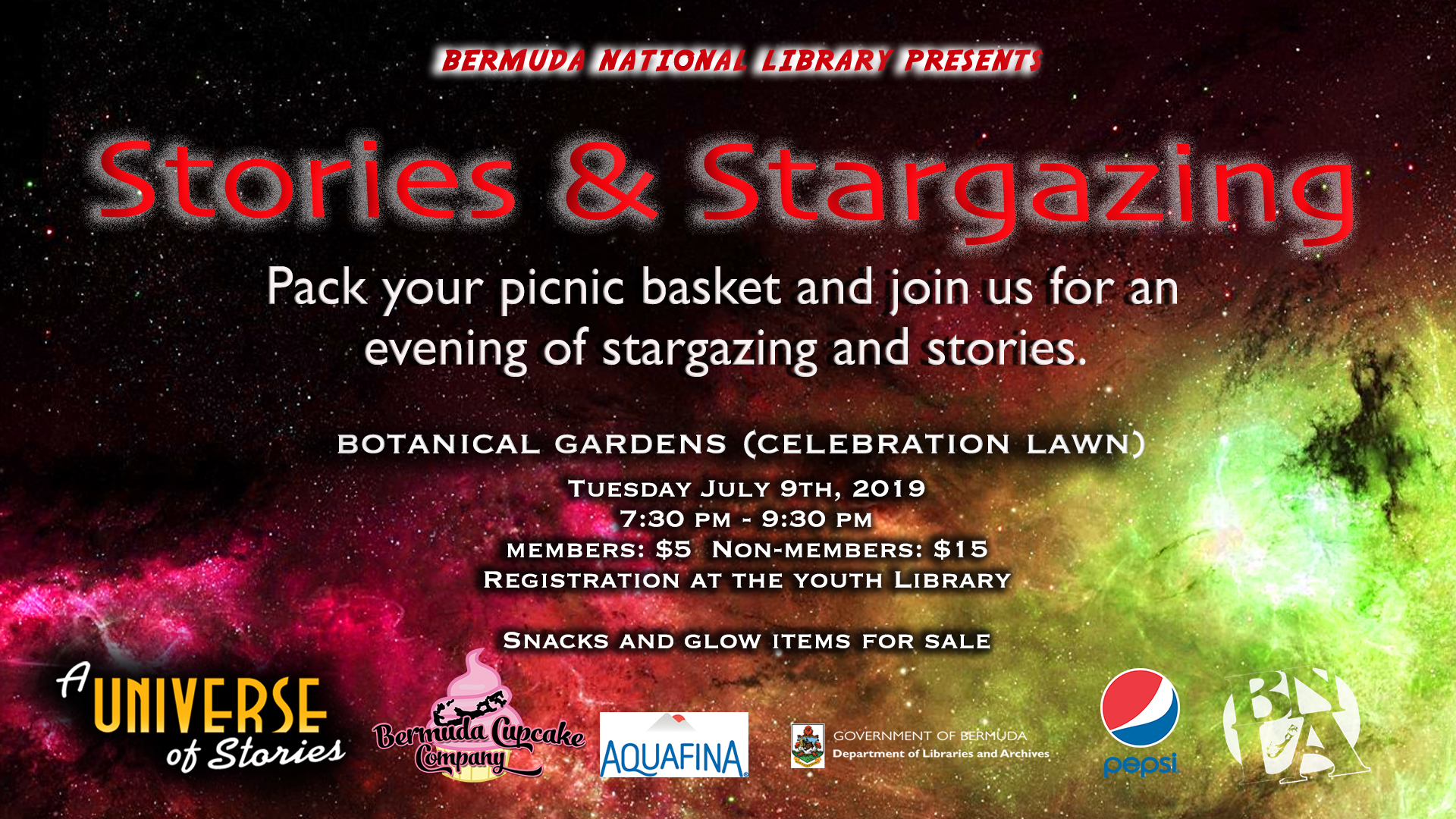 Stories & Stargazing at Botanical Gardens