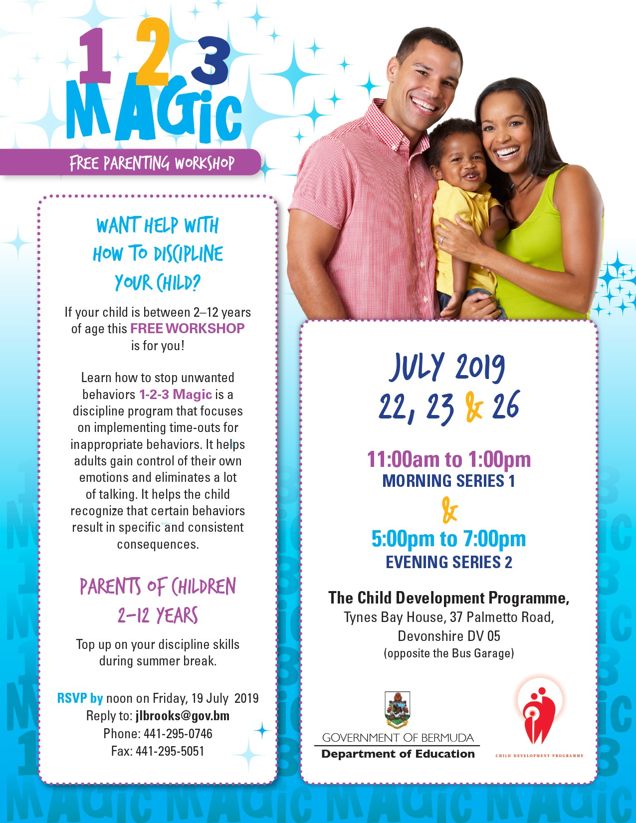 1-2-3 Magic - Free Parenting Workshop