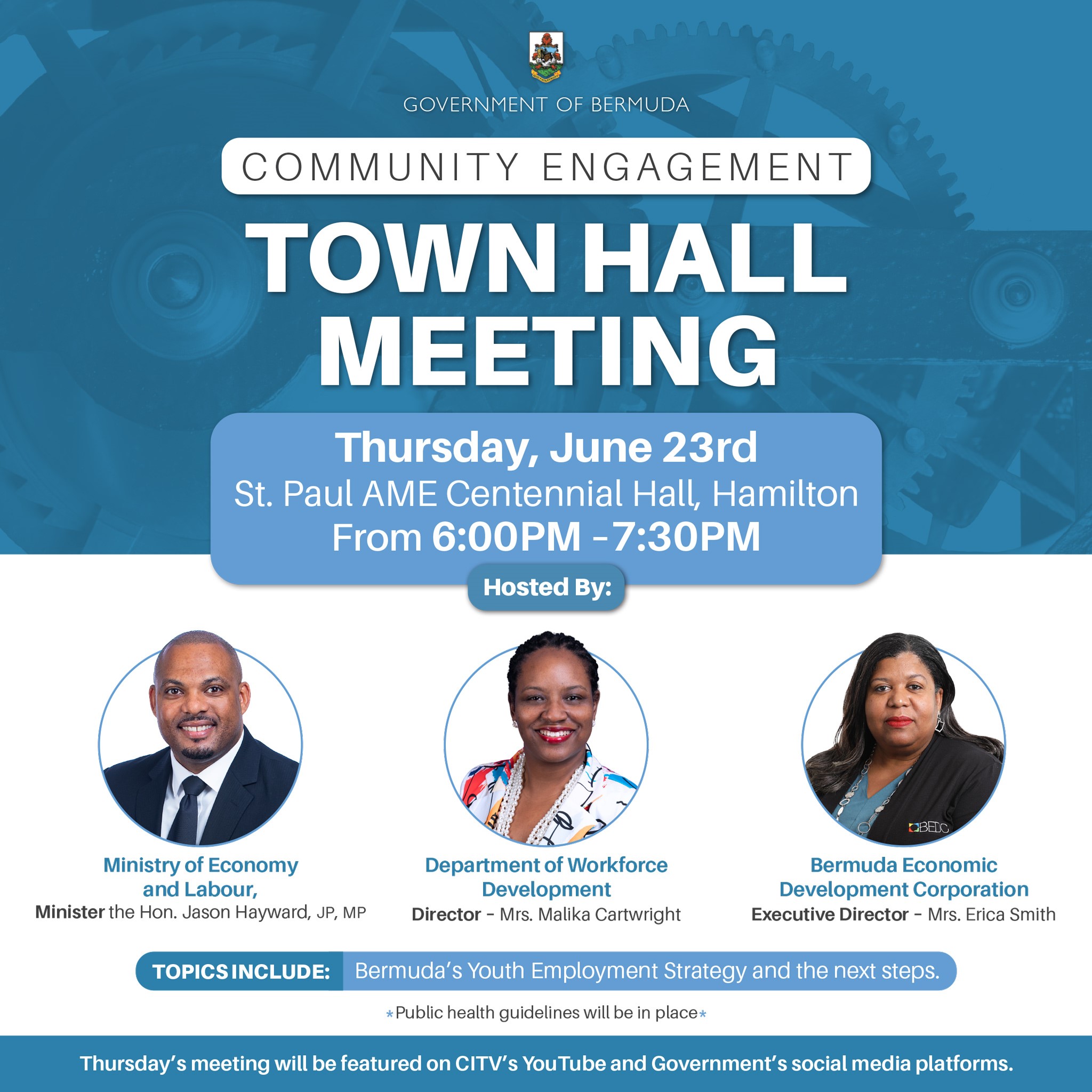 Town Hall Meeting to Discuss Bermuda's Youth Employment Strategy