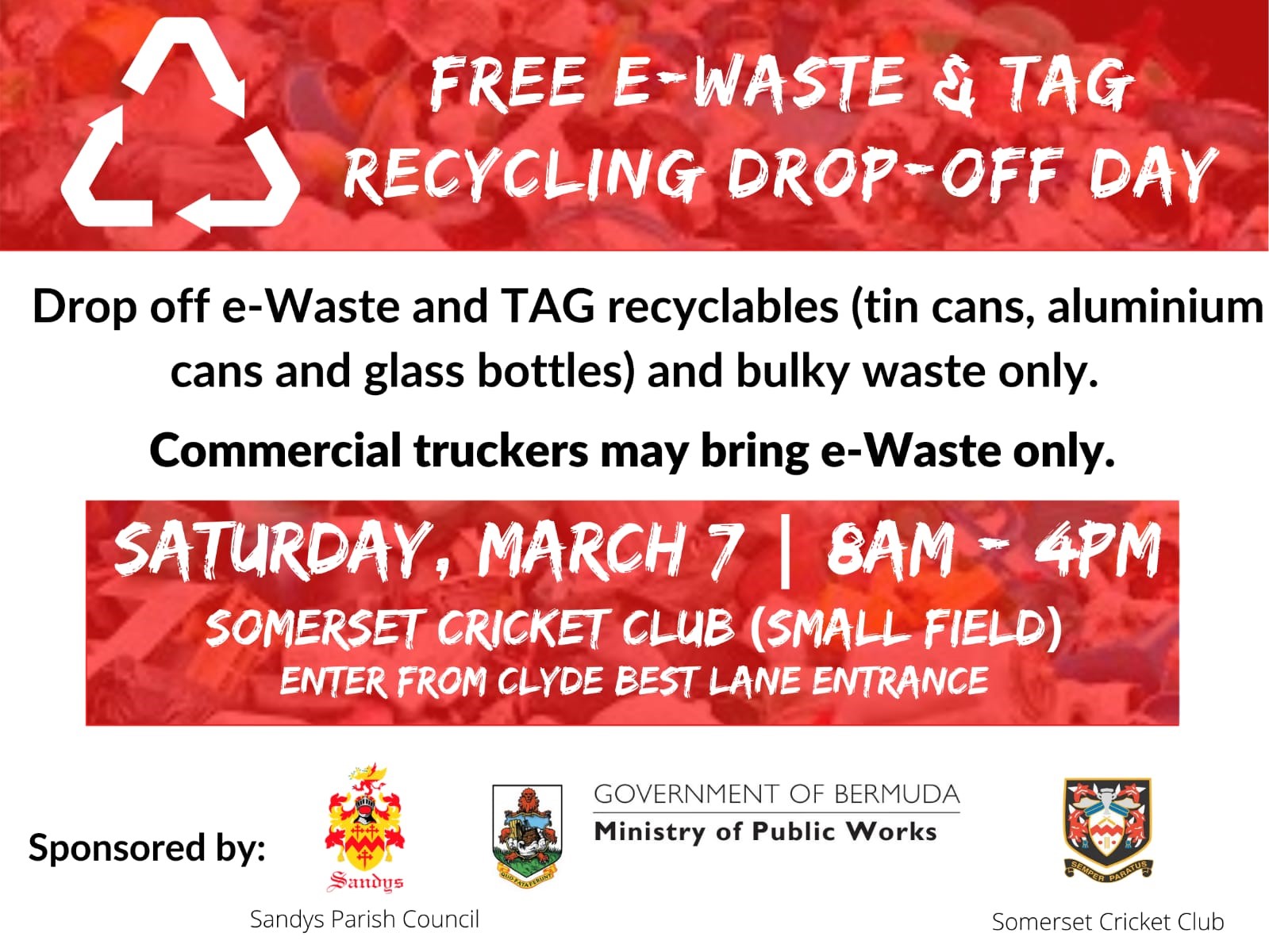 Ministry of Public Works Supports Community E-Waste & TAG Recycling Day