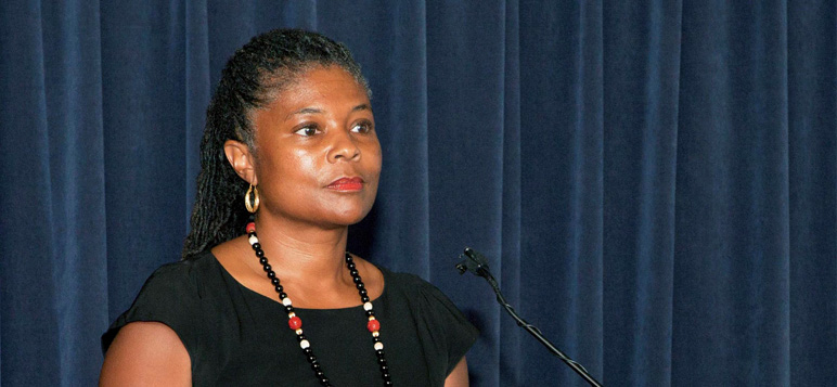 The Attorney-General of Bermuda and Minister of Legal Affairs, Sen. the Hon. Kathy Lynn Simmons, JP