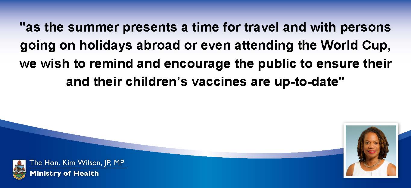 PUBLIC HEALTH ADVISORIES ON TRAVEL, SUMMER CAMPS AND FREE HEALTH SCREENINGS