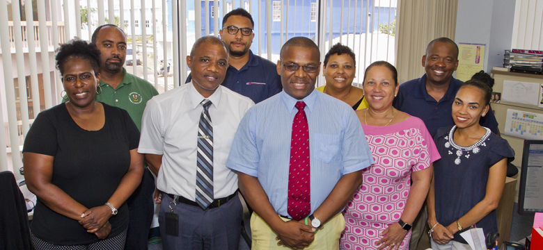 Minister Roban visits departments under his Ministry