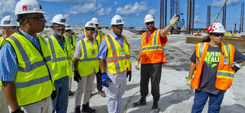 Transport Minister tours airport works