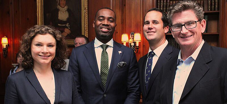 Premier Burt promotes Bermuda in New York