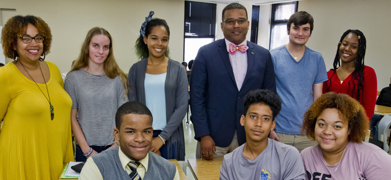 Education Minister Judges Bermuda College Student Debate