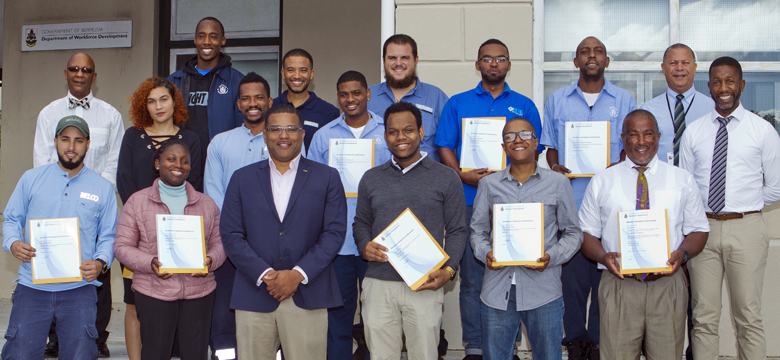 Department of Workforce Development Apprentices Receive Their Awards