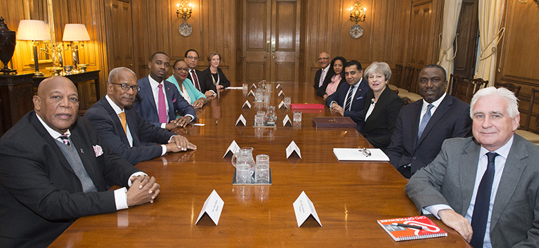 Premier Burt and Overseas Territory Leaders meet with UK Prime Minister