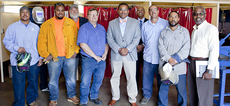 Welders Demonstrate Skill Proficiency in National Certification Testing