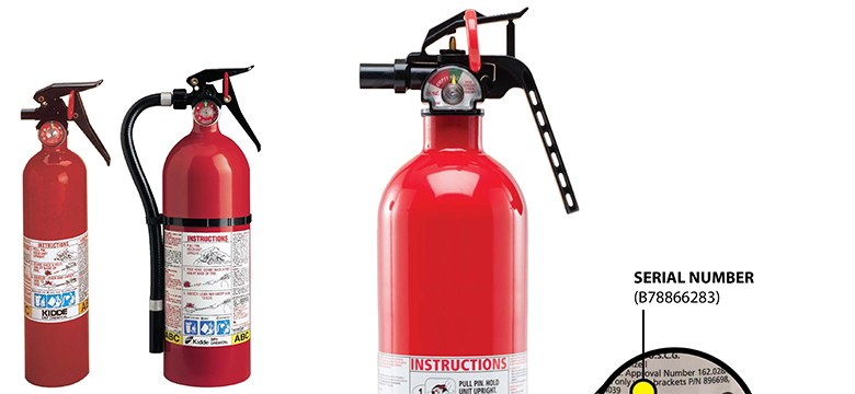 Fire Extinguisher Recall Announced