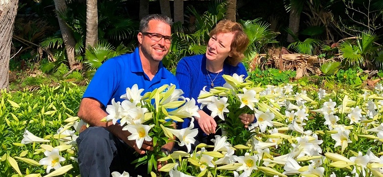 Easter Lilies for Her Majesty The Queen - 2018