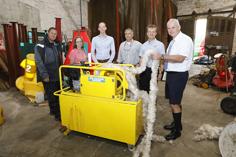 United States Coast Guard Representatives on Island