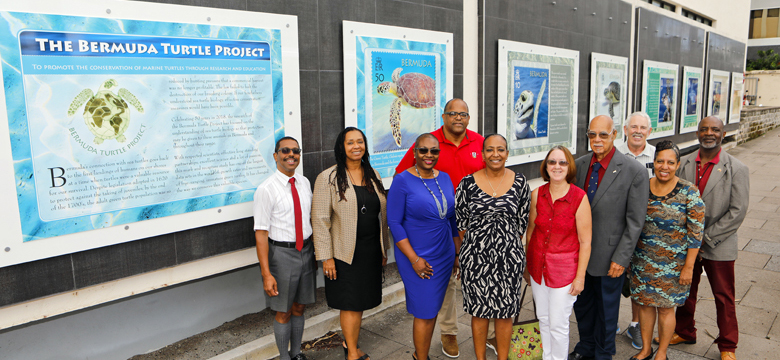 Bermuda Turtle Project panel unveiling