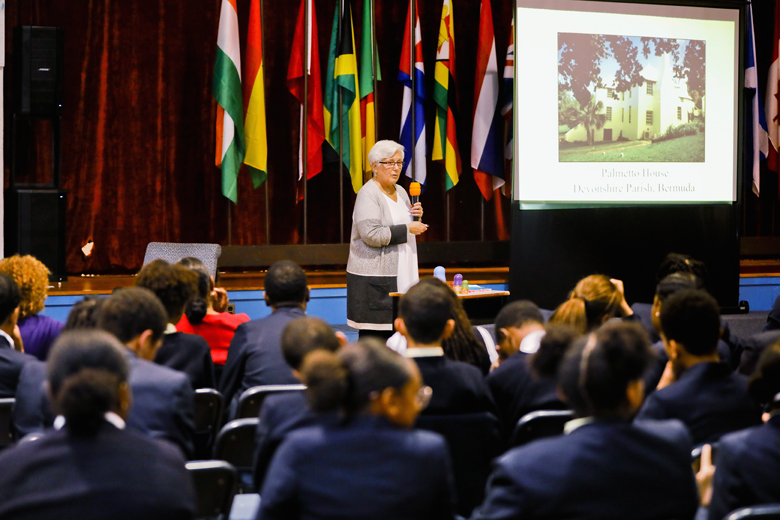Mary Prince Scholar Presents Research to Schools