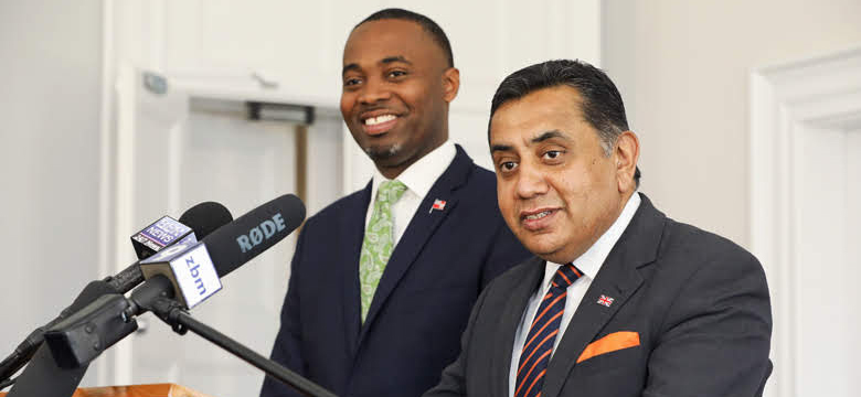 Foreign Office Minister of State for the Overseas Territories Lord (Tariq) Ahmad of Wimbledon Visits Bermuda