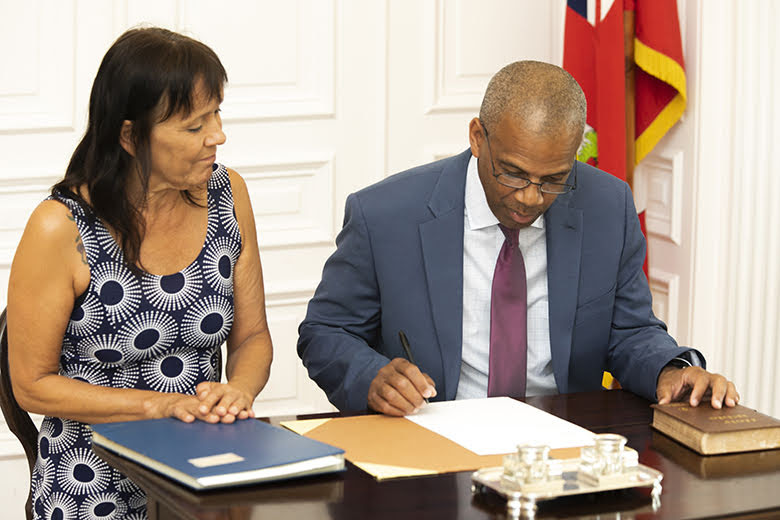 Senator Richardson sworn in as the Junior Minister for Home Affairs and the Cabinet Office