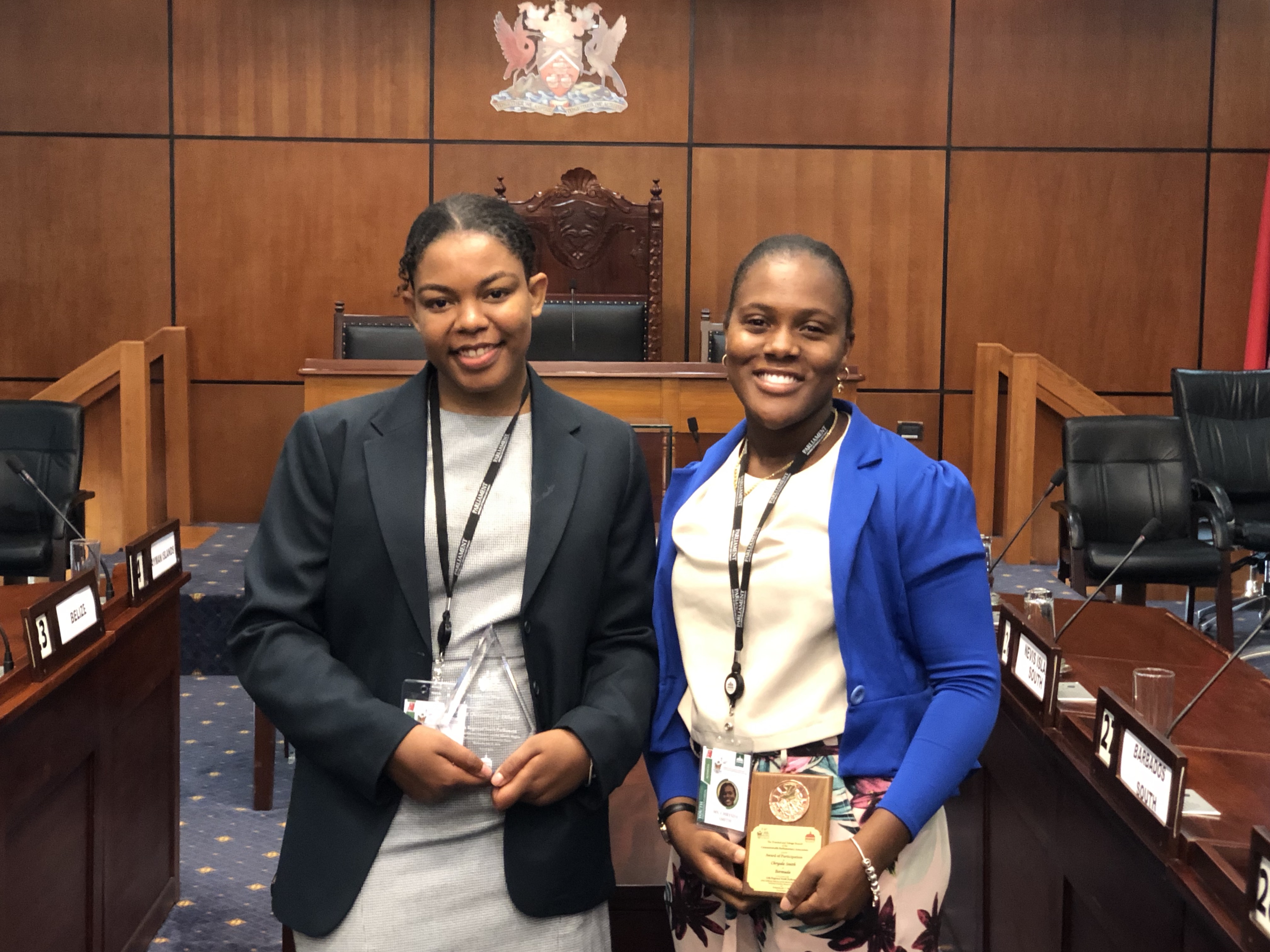 Bermudian Youth Parliamentarian Achieves Top Debater Award