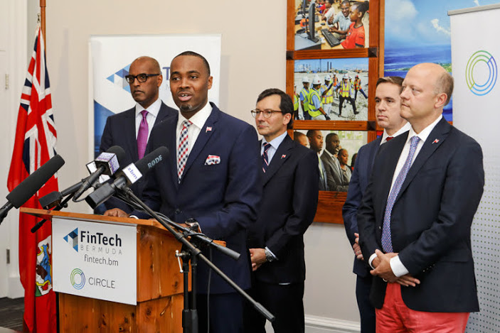 Premier Burt Announces Circle Establishing Headquarters In Bermuda