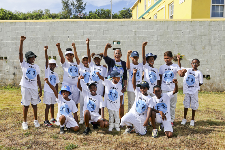 Minister Foggo Congratulates Mini-Cup Match Victors