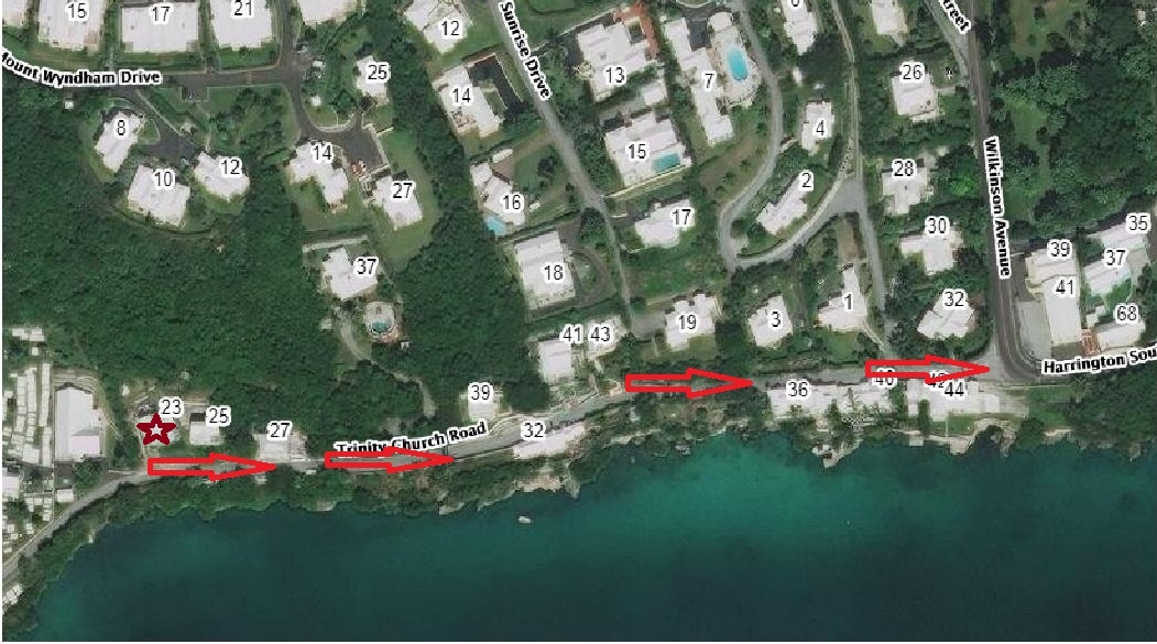 One-Way Traffic Notice for Holy Trinity Church Annual Fair