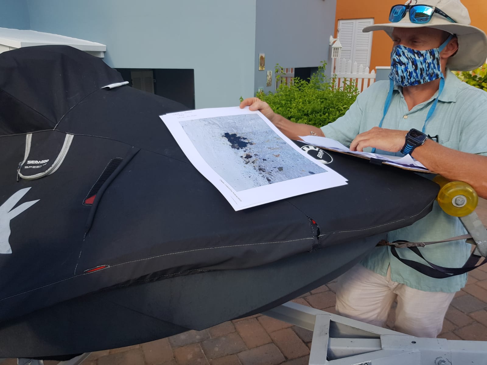 Minister Roban and DENR Environmental Engineer Visit Home Owners Affected by BELCO Emissions