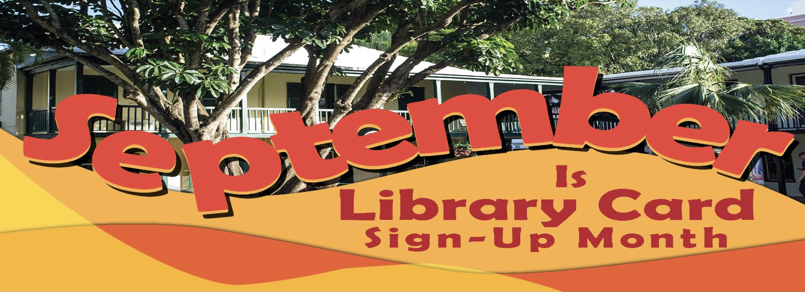 Bermuda National Library Card Sign Up Month – September 2021