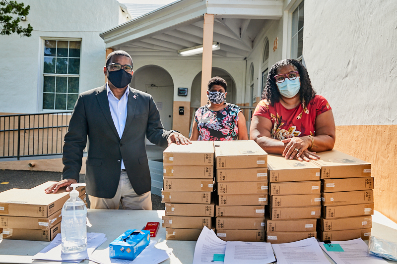 The Ministry of Education Distributed Chromebooks to all P3-P6 Students