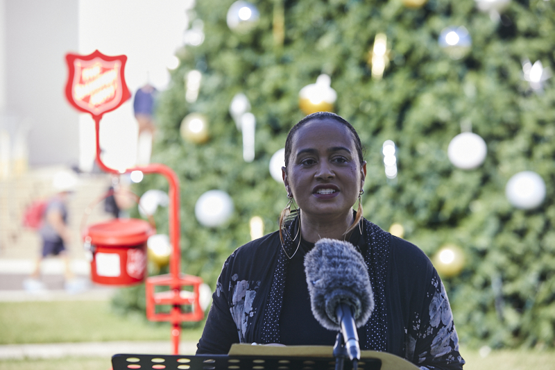 Ministry of Social Development and Seniors Celebrated the Commencement of the Red Christmas Kettle Opening with The Salvation Army