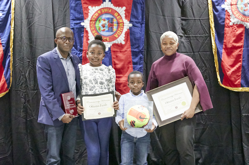 Family Honoured for their Lifesaving Acts of Heroism and Bravery