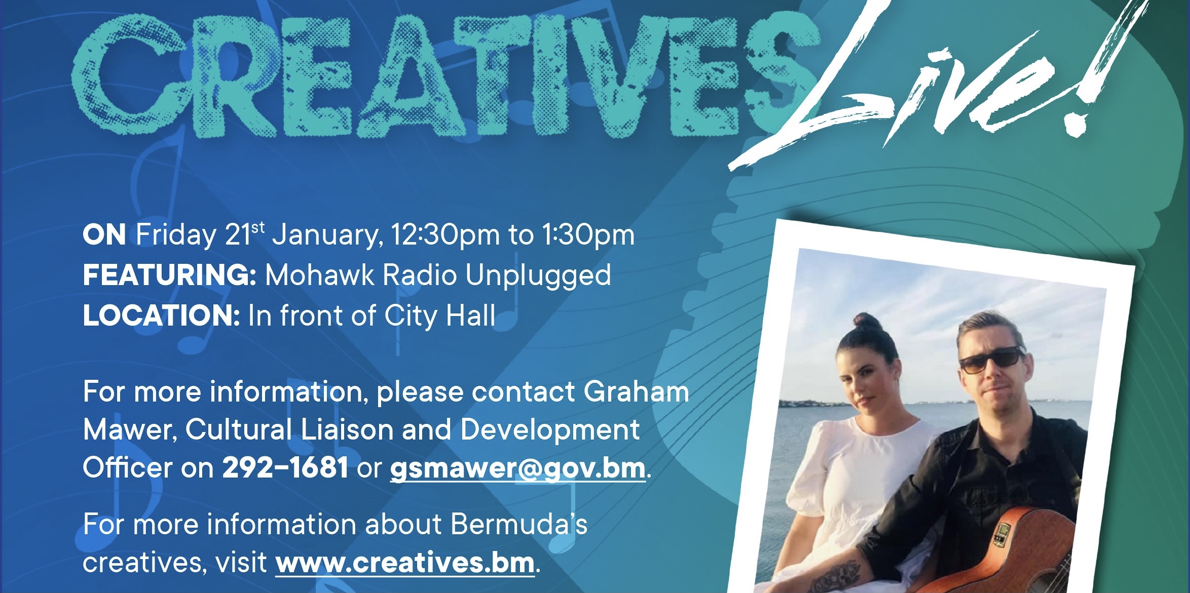 Creatives Live! returns, featuring Mohawk Radio Unplugged