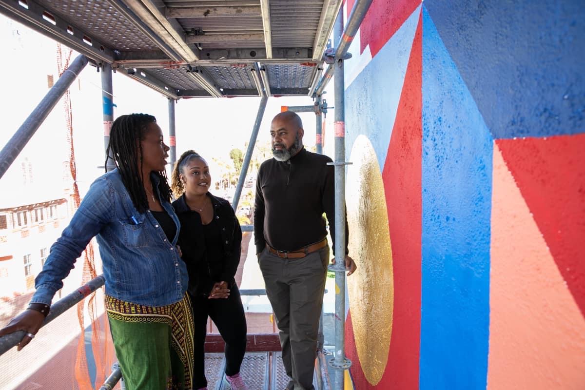 Flora Duffy Mural Nearing Completion