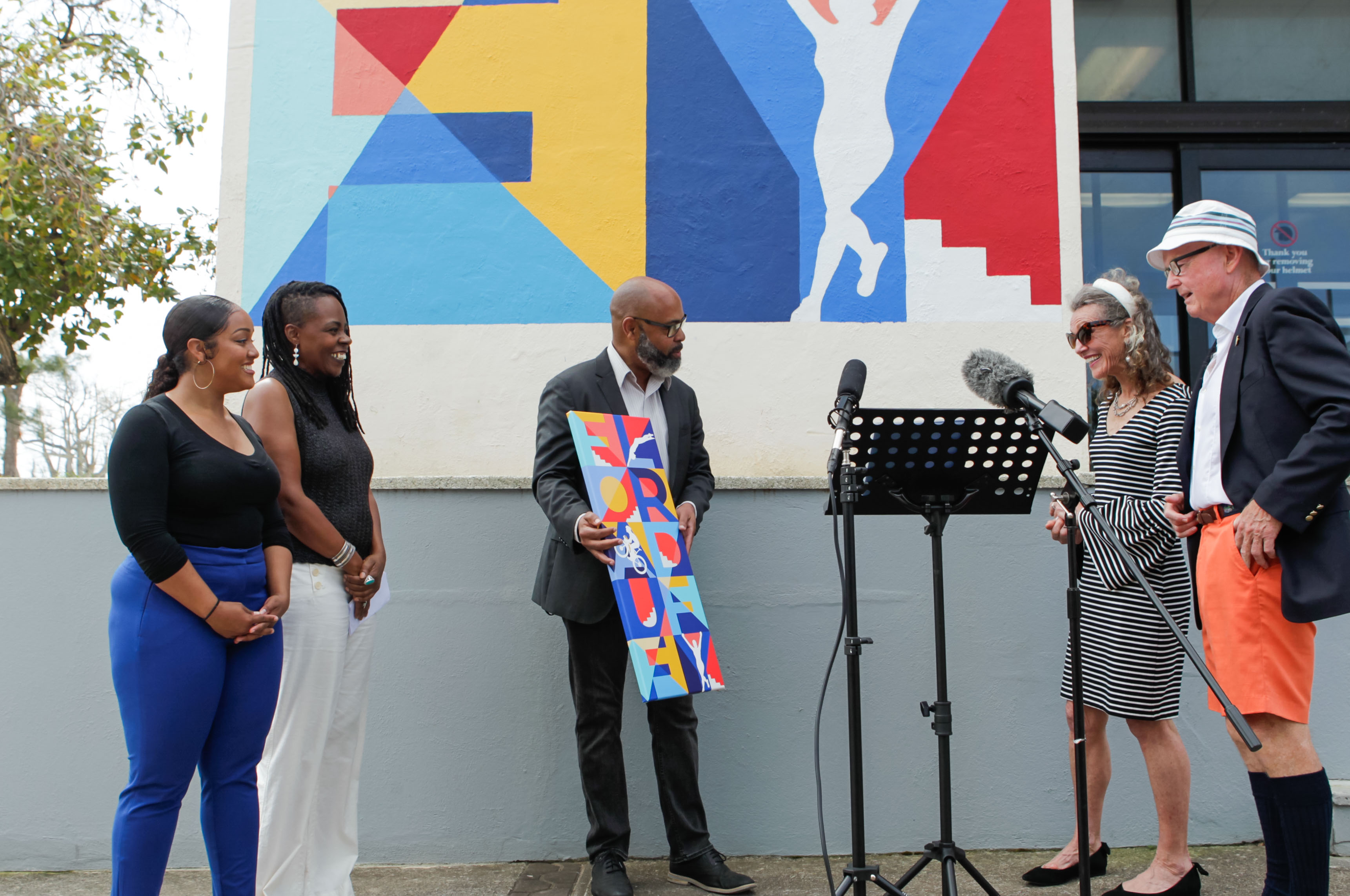 Floral Duffy Mural Unveiling