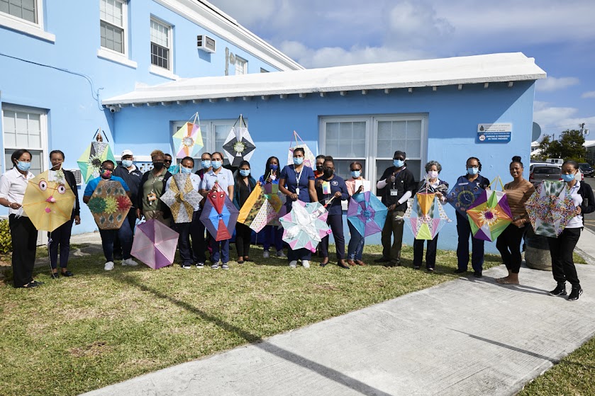 Department of Health Participated in a Kite-Making Competition