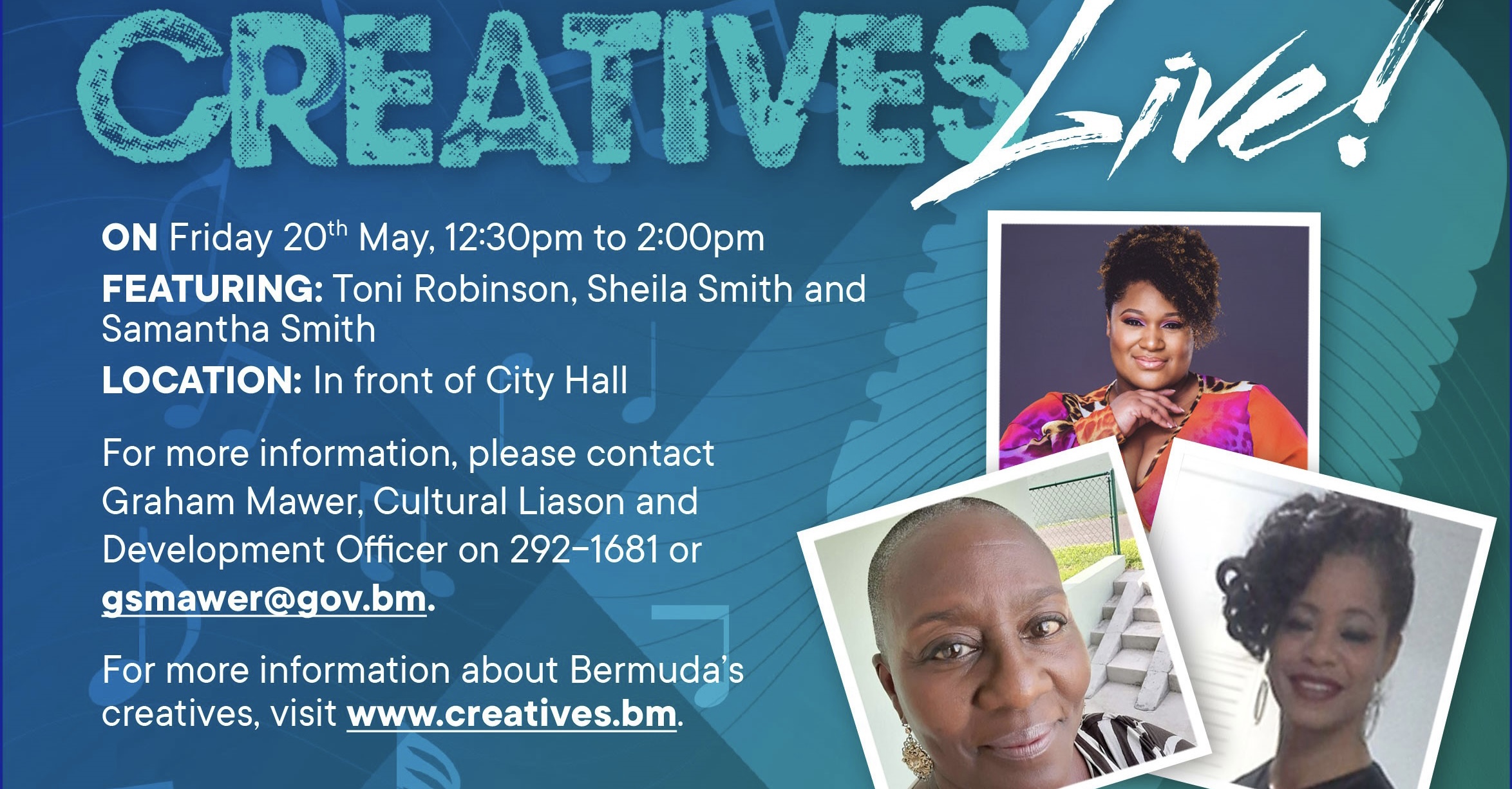 Heritage Month Edition of Creatives Live! featuring Toni Robinson, Sheila Smith and Samantha Smith