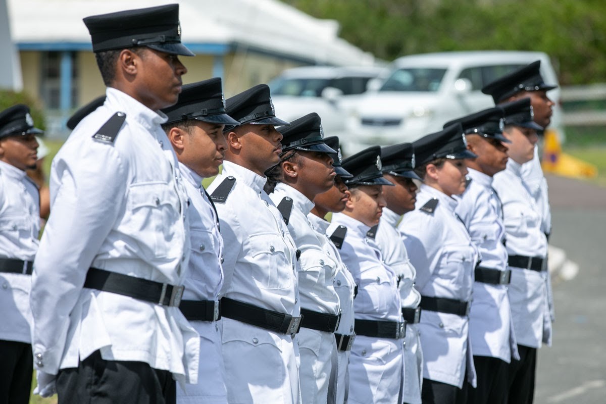 Minister Weeks Congratulates 21 New Police Officers