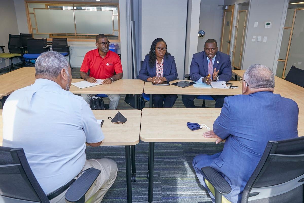 British Virgin Islands Representatives Tour Tynes Bay Waste to Energy Facility