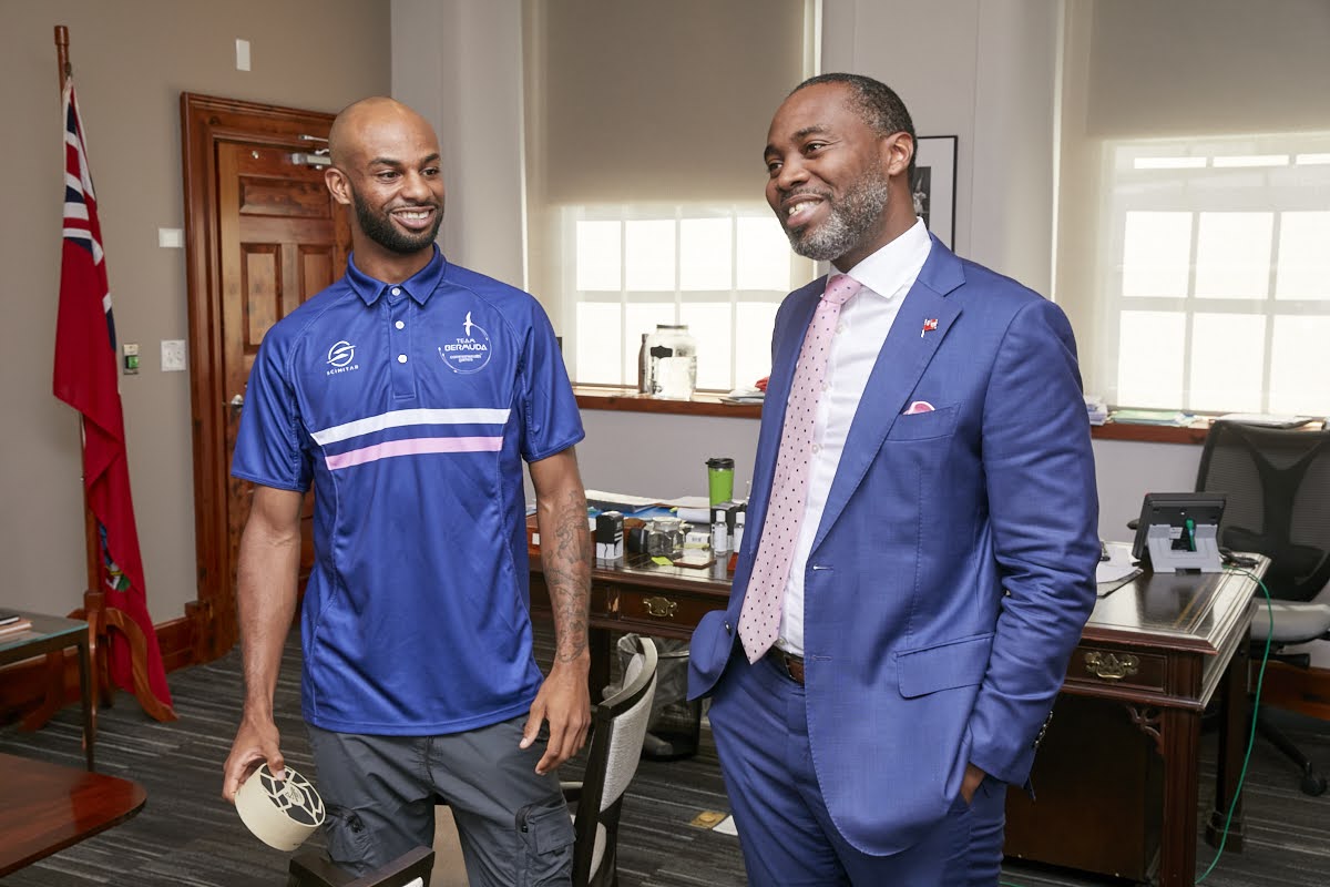 Premier Meets with Jah-Nhai Perinchief, Commonwealth Games Bronze Medalist