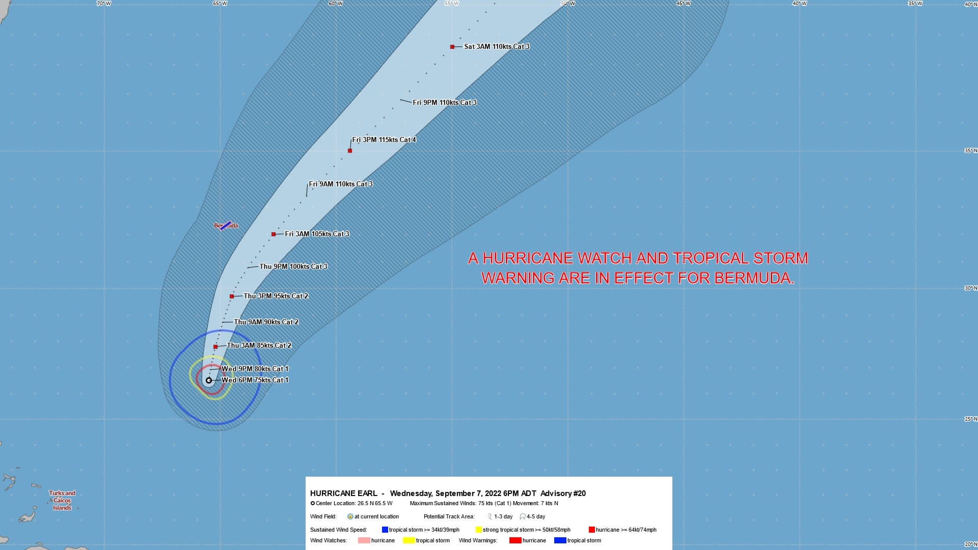 Hurricane Earl Update 8 September 2022 Minister of National Security's Remarks