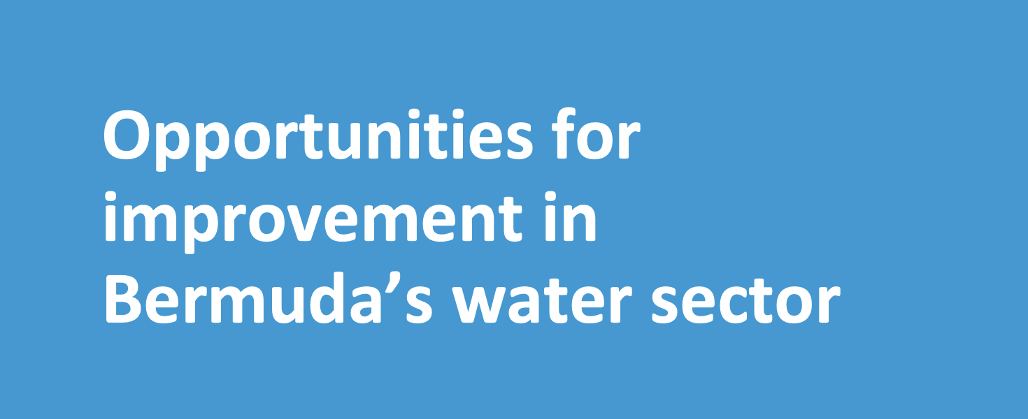Consultation launched over Bermuda’s Water Sector