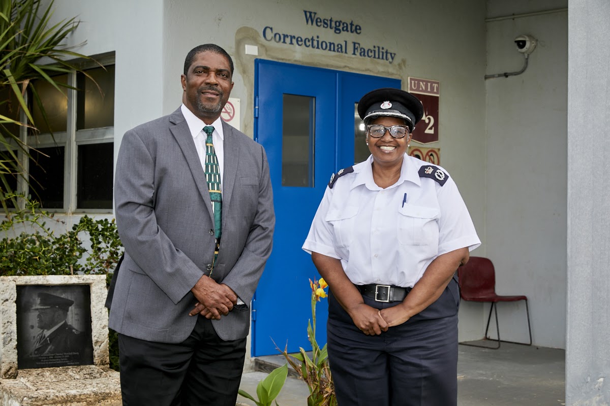 Minister Weeks tours Westgate Correctional Facility