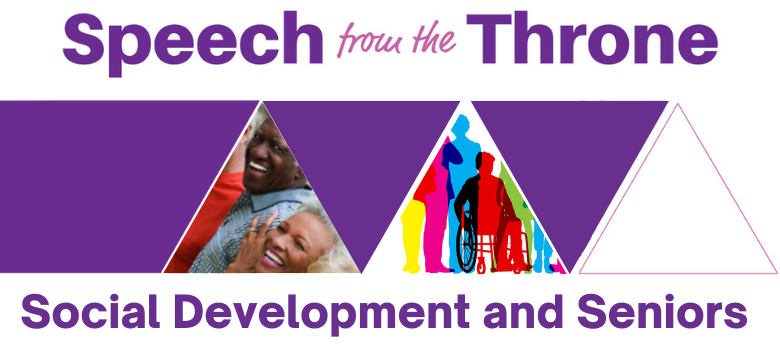 Ministry of Social Development and Seniors Throne Speech 2022 Initiatives