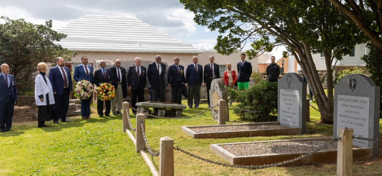 Memorial Services for Sir Richard Sharples and Captain Hugh Sayers