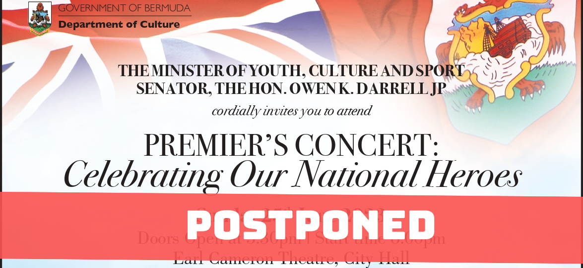 Postponed - Premier's Concert