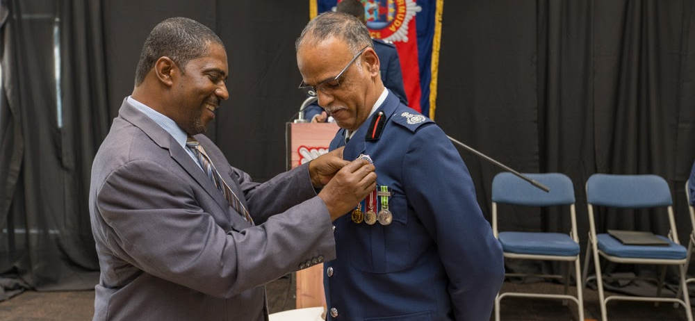 Bermuda Fire & Rescue Service Holds Pinning Ceremony