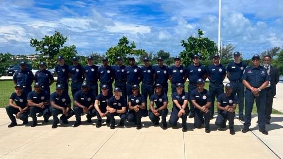 Bermuda Fire and Rescue Service Sends 23 Recruit Firefighters to Newcastle for a Foundational Aircraft Firefighting Course
