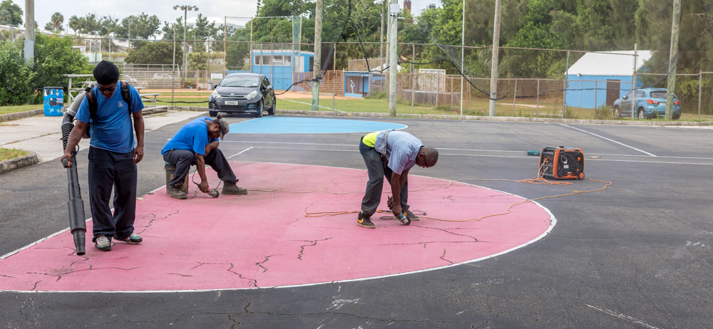 Netball courts refurbishments