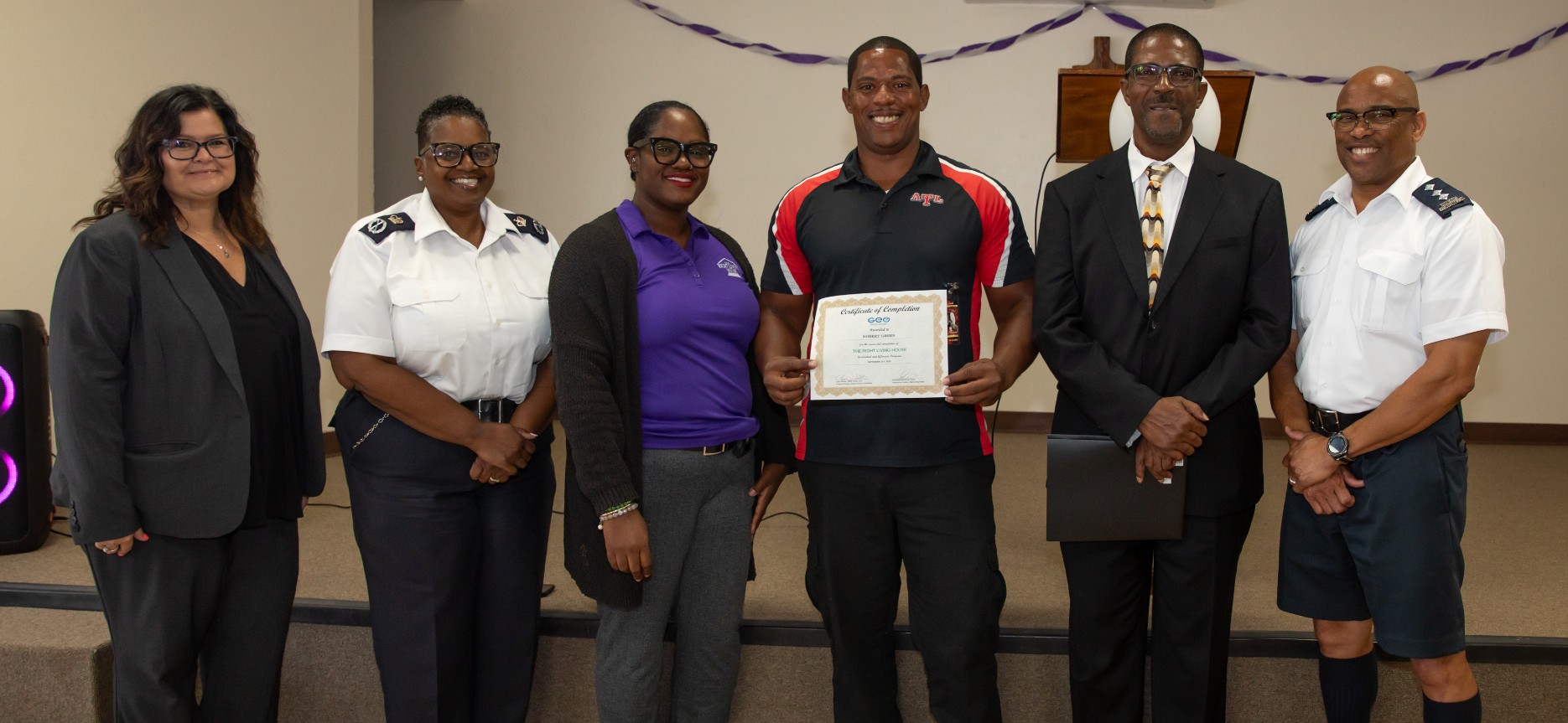 Former Inmate's Remarkable Journey of Accountability and Transformation Celebrated at The Right Living House Graduation Ceremony